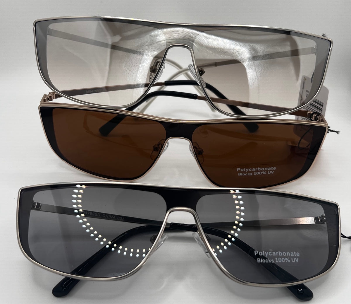 M54799SD fashion shield sunglasses assorted